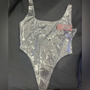 Silver size medi Brand. New bodysuit